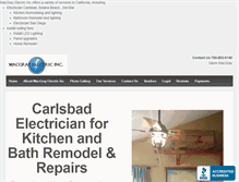 Tablet Screenshot of macgrayelectricinc.com